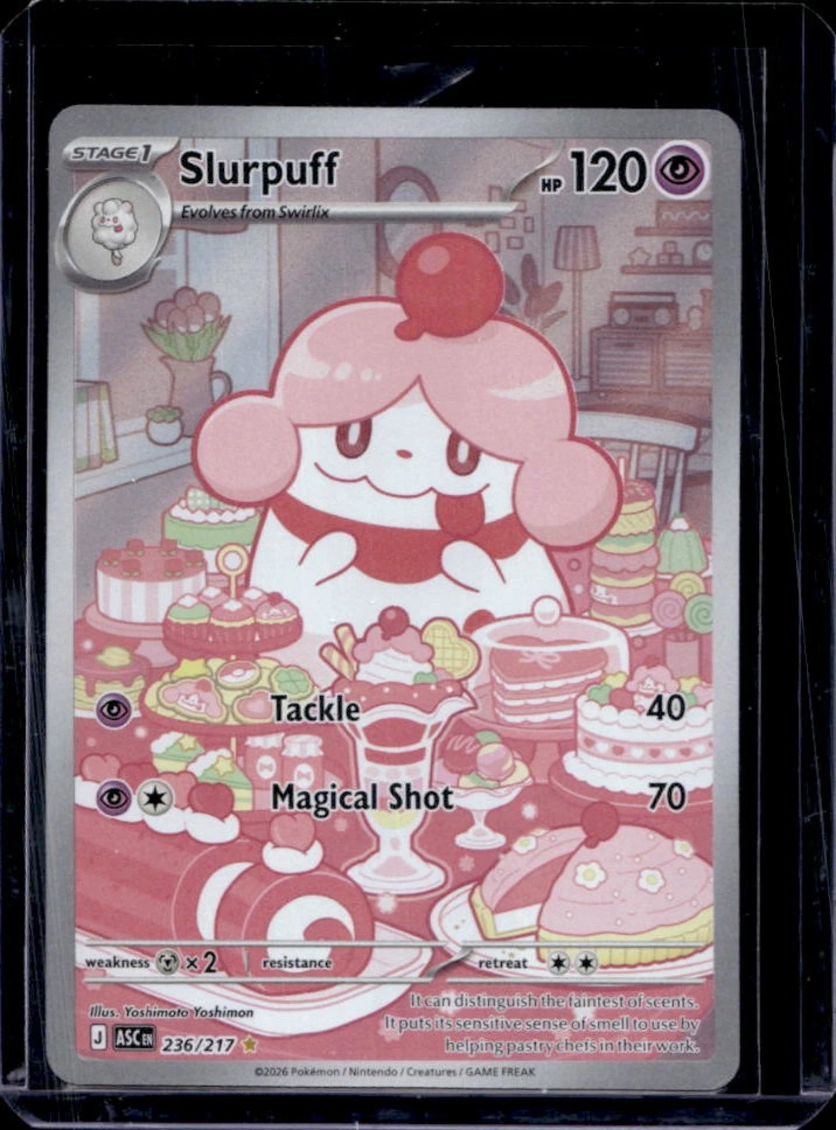 2026 Pokemon Ascended Heroes Slurpuff Illustration Rare #236/217