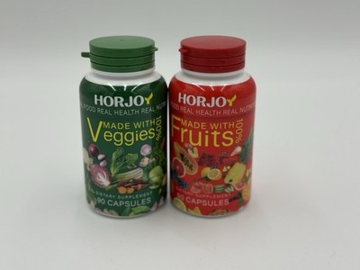 HORJOY Fruits and Veggies/Vitamins Supplements Dietary Nutritional -180 Capsules