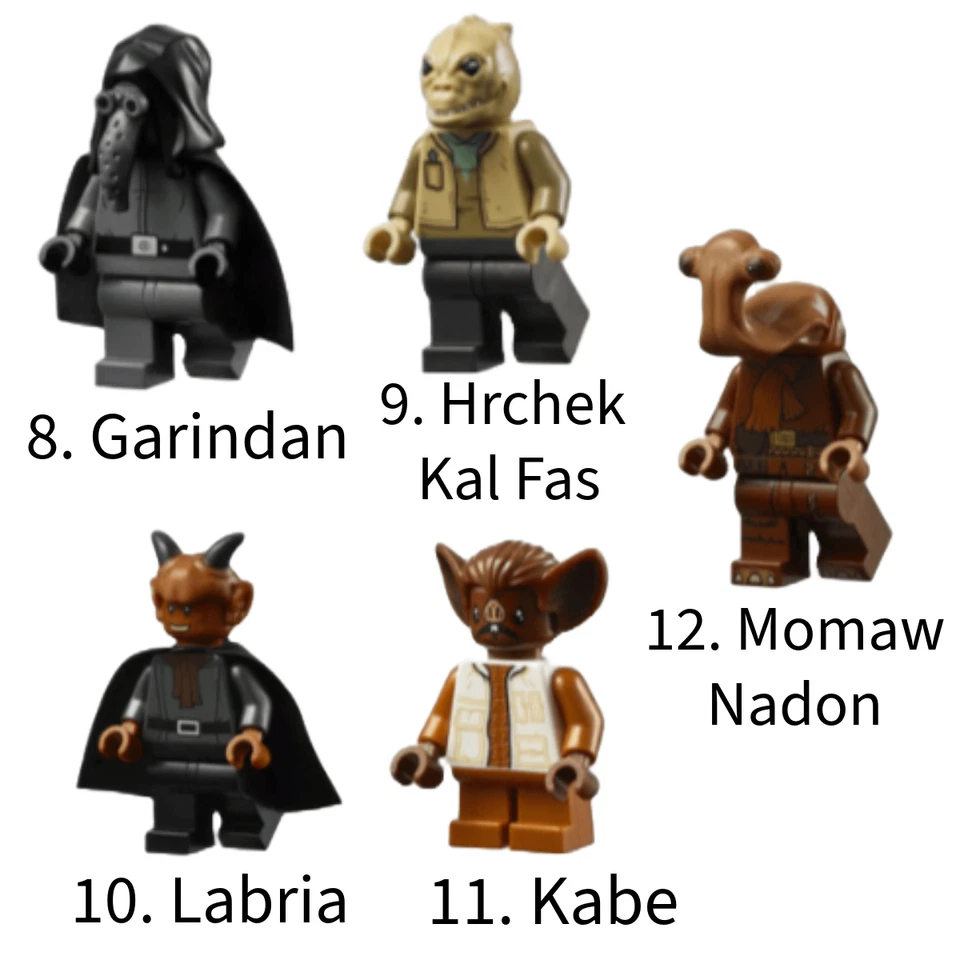 Mos Eisley Cantina - Lot of 20 custom minifigures - star wars lego 75290 - Image 4 of 4