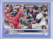 2022 Topps Update Series - Manny Pina #US171 Father's Day Powder Blue /50