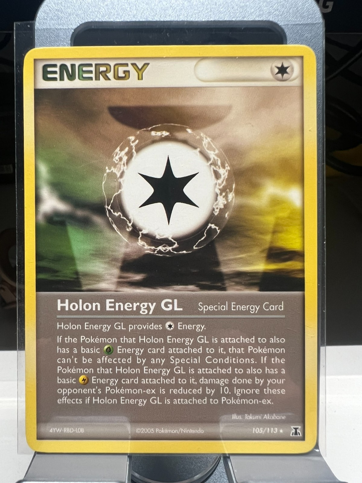 HOLON ENERGY GL #105/113 POKEMON ex DELTA SPECIES REGULAR NON-HOLO NM
