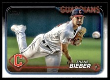 2024 Topps Series 1 Shane Bieber Cleveland Guardians #107