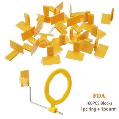 100pcs Dental Sensor Holder Positioner Holder self-adhesive Posterior (Yellow)