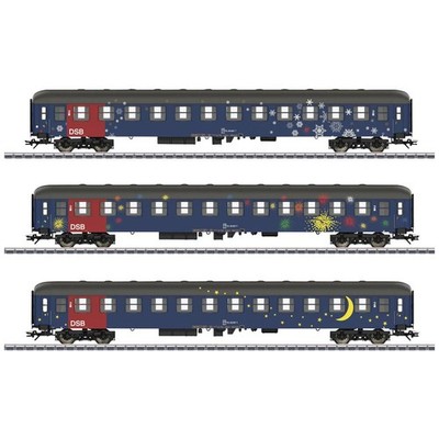 Märklin 42698 H0 Reisezugwagen-Set Bcm, 2. Klasse der DSB