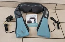 InvoSpa Shiatsu Neck and Back Massager with Heat - Deep Kneading Pillow Portable