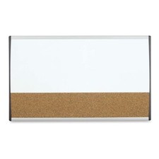 Quartet ARCCB3018 Magnetic Cork Dry Erase Board 30x18 Silver