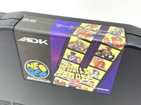 Neo Geo AES  World Heroes 2 ROM Cartridge ADK Cartridge Tested from Japan