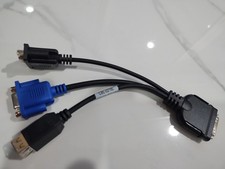 Supermicro CBL-0218L 27-14 Rev B Cable KVM/SUVI 36 Pin to DB9 15 D-Sub and 2 USB