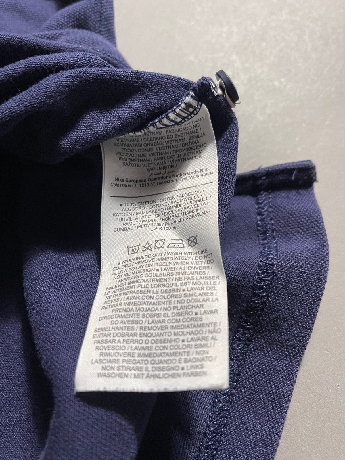 Nike x France Vintage Y2K Polo Shirt M Mens image 3