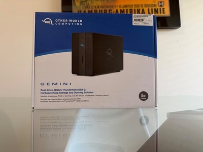 OWC Gemini  8TB 2-Bay Thunderbolt 3 Raid Array  - OWCTB3GM000H08