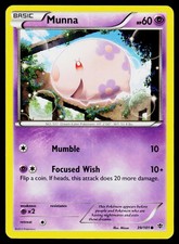 Munna 39/101 Common Plasma Blast Pokemon LP