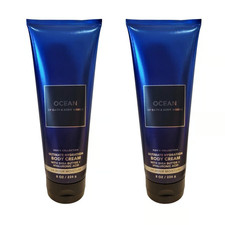2 NEW Bath  Body Works Men's Ocean ULTIMATE HYDRATION Body Cream 8 oz