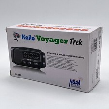 Kaito Voyager Trek Dynamo  Solar Powered Radio AM FM SW NOAA WB  Weather
