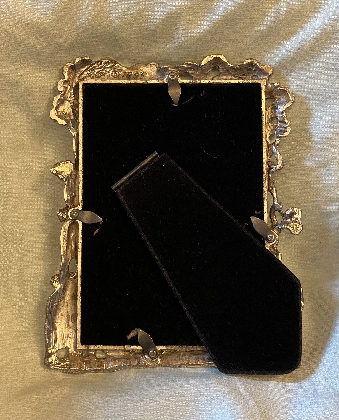 Vintage Arthur Court Picture Frame With Elephants, Leopards and Bird eBay