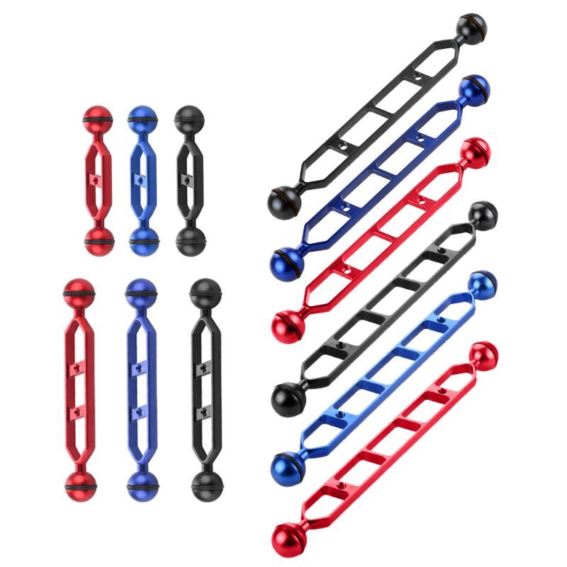 Dual Action Camera Underwater for Butterfly Clamp Mount Diving Lights-image