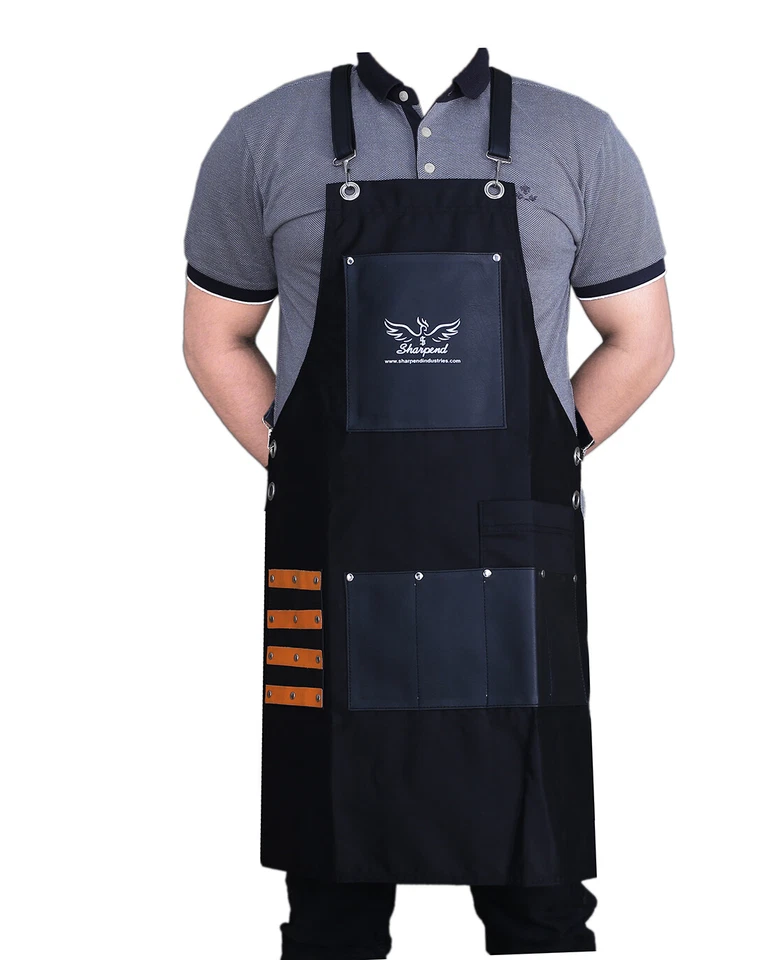 Hair Stylist Apron For Salon Hairdresser, Barber Haircut Styling Apron With Pock - Image 2 of 4