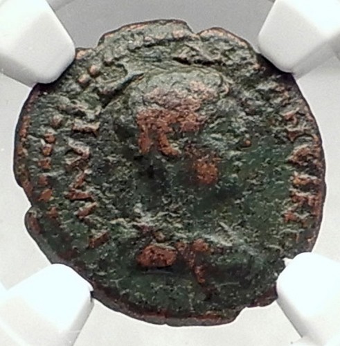 CARACALLA Filippopoli Tracia moneta romana antica originale EROS CUPID NGC i72890 - Foto 2 di 5