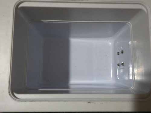 Johnlite Portable Car Cooler/Warmer Travel W/Drink Holders And Padded Arm Rest! - Picture 3 of 4