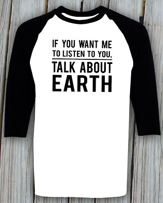 Earth Lover T Shirt Funny Solar System Green Planet Globe Tee for Him Her 