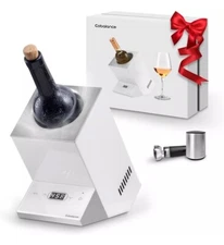 Cobalance Portable Electric Wine Chiller CB-100-WH1 for 750ml Iceless - NEW