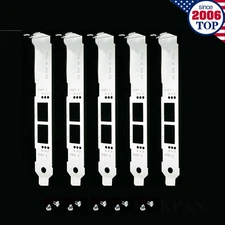 5pcs Full Height Bracket for Qlogic QLE2562 HP AJ764A 489191-001 IBM 42D0501 US
