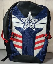 BIOWORLD Captain Marvel Commuter Backpack With TAGS 18" AGES 14+