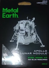 Apollo Lunar Module Metal Earth 3D Laser Cut Metal Model Fascinations MMS078