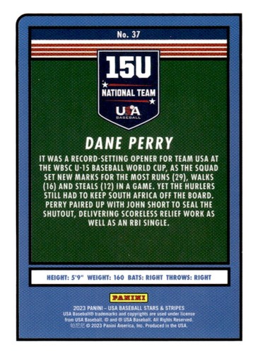 2023 Panini USA Baseball Stars & Stripes Trading Cards - You Pick! - Picture 36 of 98