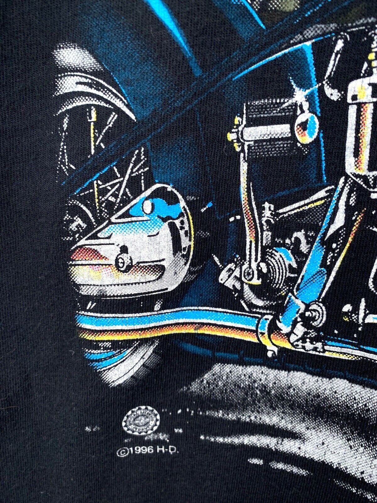 Vintage Harley Davidson Motorcycle 1996 T-Shirt G… - image 2
