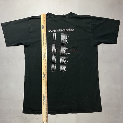 Vintage Barenaked Ladies Band Maroon Tour T Shirt Black XL | eBay