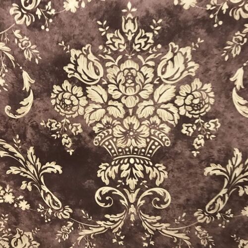 Velvet Damask Fabric, 54" Wide, for Upholstery Chair Window Craft - Sold by Yard - Picture 1 of 7