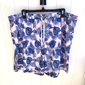NWT cool Miami look! Tropical print swim trunks shorts - Sonoma Mens XXL / 2XL