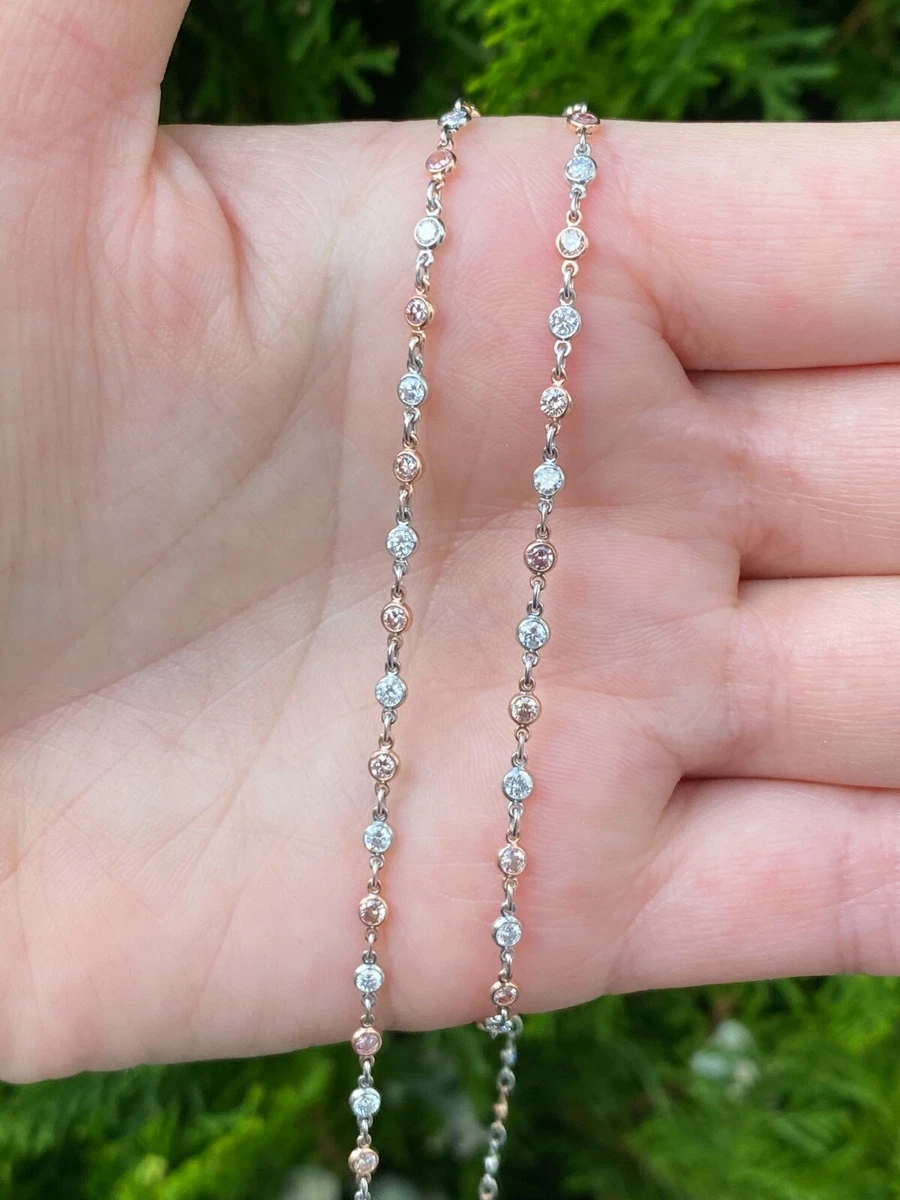 Diamonds by the yard rose gold deals