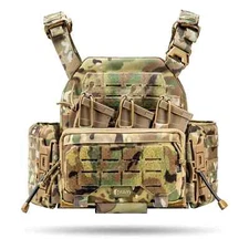 Tactical Plate Carrier M8 IRR Cordura MOLLE Multicam Quick Release