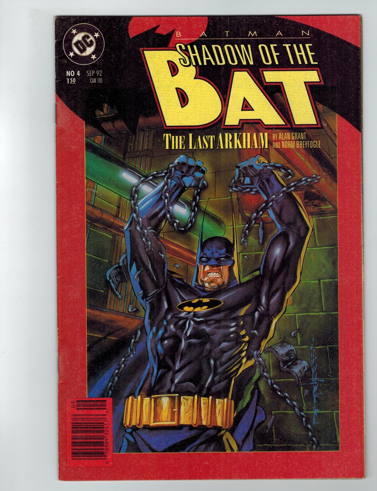 Batman Shadow of the Bat # 4 Comic Book September 1992 DC Comics