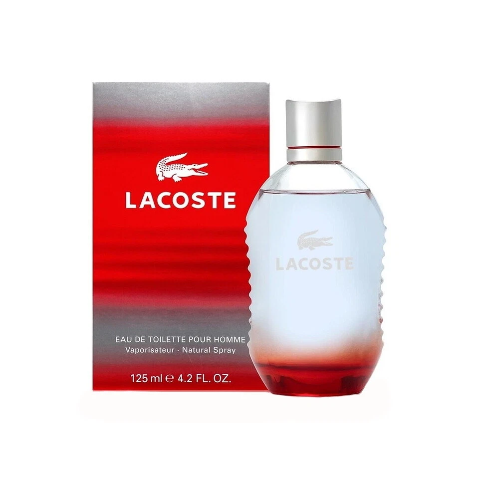 Lacoste Red Lacoste Eau de 4.2 oz / 125 spray for men 737052074740 | eBay