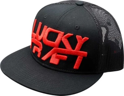 LUCKY CRAFT LC FLAT POP - Black and Red