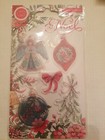 New Craft Consortium rubber Stamp set Christmas Noel Decorations.