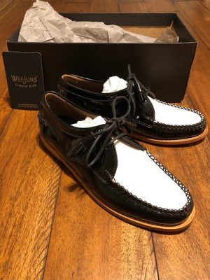 bass moccasins lace up