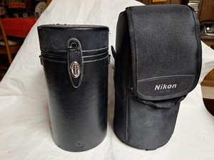 Lot 2 NIKON CL-M2 & CL-43A Lens Cases Only - Hard & Soft - Zoom - Black