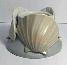 Vintage Partylite Sea Shell Tea Light Candle Holder Decor Bathroom Shore House