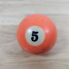 5 Pool Ball 2 1/4" Replacement Billiard Unbranded