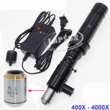 1000X 2000X 4000X Zoom Industria Microscopio Cámara Luz Coaxial Montaje en C Conjunto de Lentes