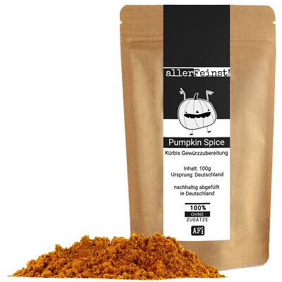 Premium Pumpkin Spice - Hochwertige Kürbis Gewürzzubereitung für Kürbis - 100g