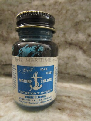 FLOQUIL MARINE COLORS MODEL PAINT 1oz 1 OUNCE - MARITIME BLUE