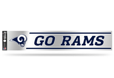 Los Angeles Rams NFL 3 x 17 Go Rams Team Slogan Decal FREE SHIP! | eBay