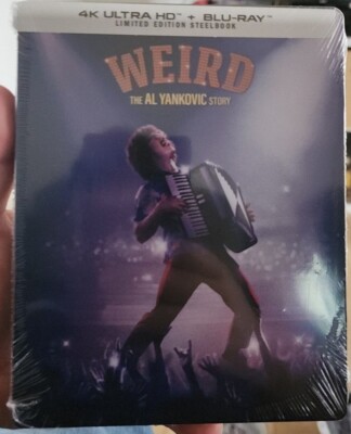 Weird: The Al Yankovic Story (4K UHD + Blu-ray, 2022) STEELBOOK, NEW, Sealed!