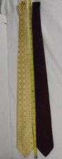 Lot of 2 Michael Kors Neck Ties 100 Silk 1-Geometric - 1-Polka Dot