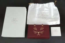 Brand New Charlotte Olympia feline cat purse bag clutch (red) 