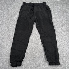 Johnny Was Black Cupra Alice Tie Waist Jogger Cropped Pants Women's Size XS